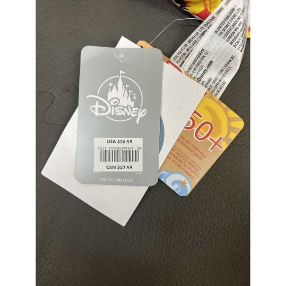 NWT Disney Minnie Mouse Diaper & G-Tube Friendly Adaptive Swimsuit 1pc UPF 50+ - Picture 7 of 11